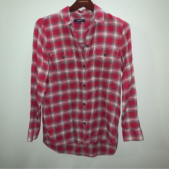 Madewell Tops - MADEWELL Flannel Size Small